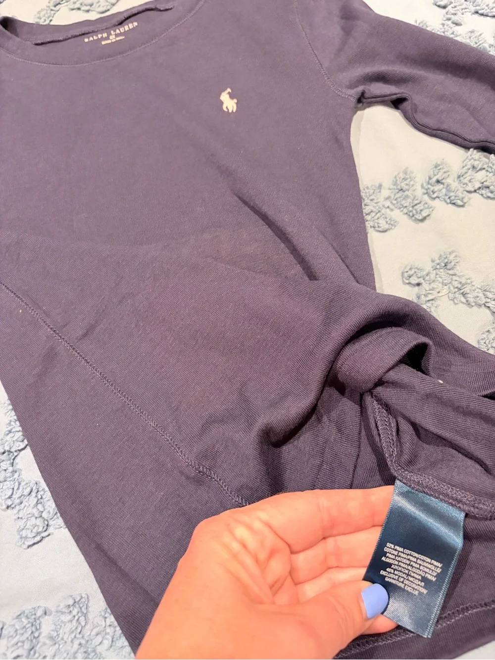 Ralph Lauren Kids Tee in Navy NWT 6X